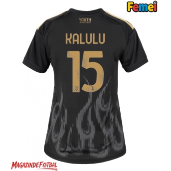 Juventus Pierre Kalulu #15 Tricou Fotbal Replică 2026-27 Femei Treilea